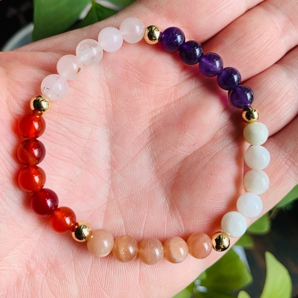 NWT 💕 Self Love Gemstone Bracelet | Genuine Gemstone Crystal Bracelet 💖… - Picture 3 of 10